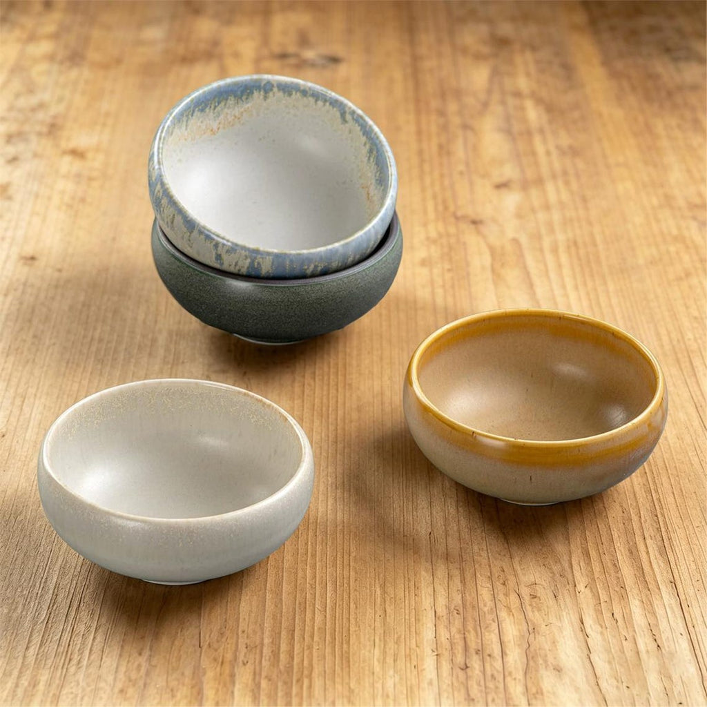 Handmade Ceramic Small Bowl | 4.75" Unique Pottery for Yogurt, Rice, Cereal, Dipping Dish | Housewarming Gift, Minimalist Ceramica