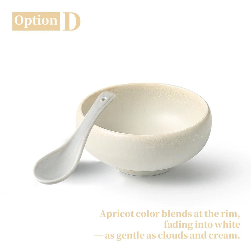Handmade Ceramic Small Bowl | 4.75" Unique Pottery for Yogurt, Rice, Cereal, Dipping Dish | Housewarming Gift, Minimalist Ceramica